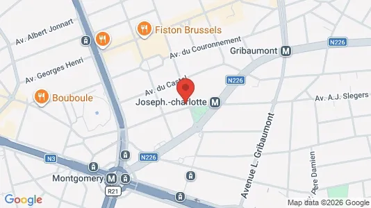 Apartments for rent i Brussels Sint-Lambrechts-Woluwe - kort over placeringen
