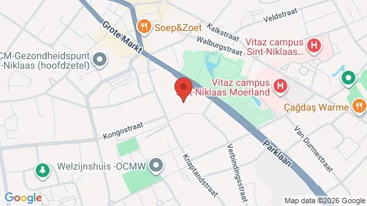 Apartments for rent i Sint-Niklaas - kort over placeringen