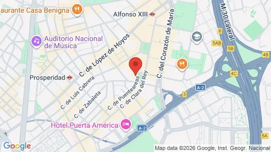 Apartments for rent i Madrid Centro - kort over placeringen