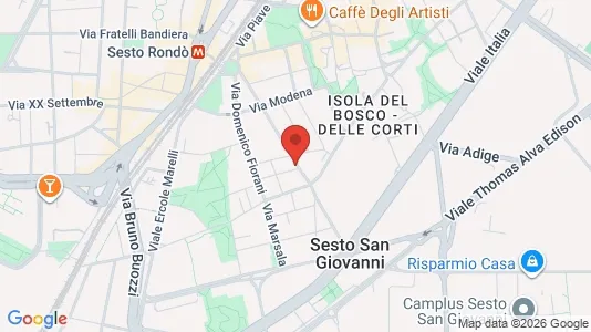 Rooms for rent i Sesto San Giovanni - kort over placeringen
