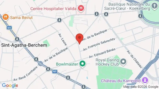 Apartments for rent i Brussels Sint-Jans-Molenbeek - kort over placeringen