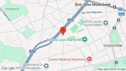 Apartments for rent i Brussels Sint-Jans-Molenbeek - kort over placeringen