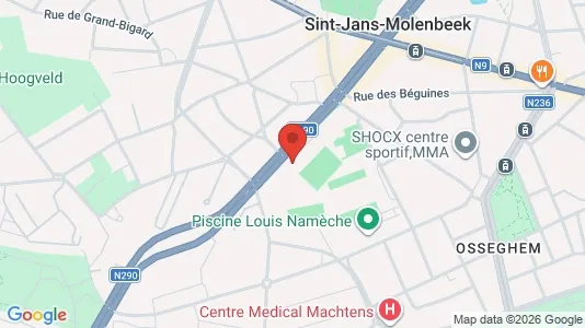 Apartments for rent i Brussels Sint-Jans-Molenbeek - kort over placeringen