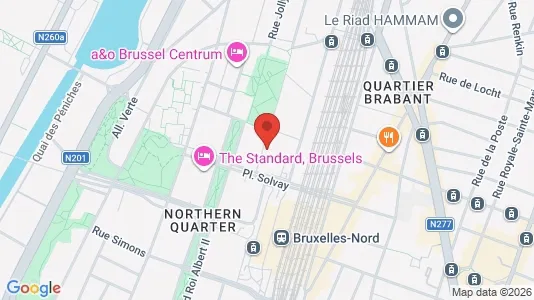 Apartments for rent i Brussels Schaarbeek - kort over placeringen
