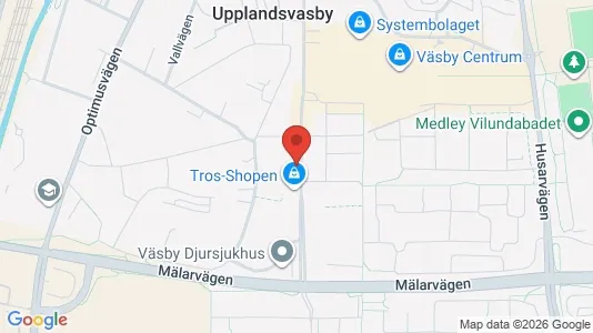 Apartments for rent i Upplands Väsby - kort over placeringen