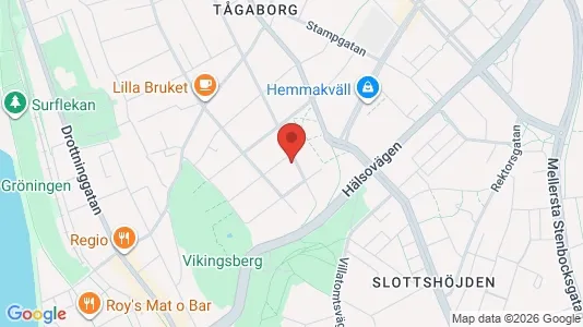 Apartments for rent i Helsingborg - kort over placeringen