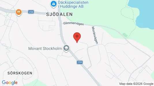 Apartments for rent i Huddinge - kort over placeringen