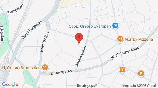 Apartments for rent i Örebro - kort over placeringen