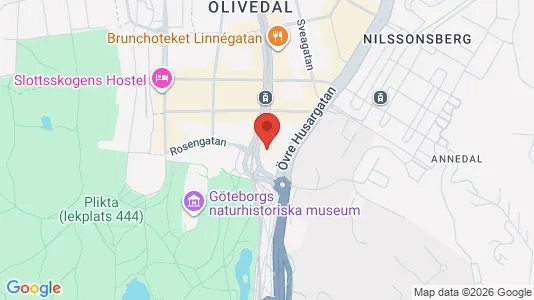 Apartments for rent i Majorna-Linné - kort over placeringen