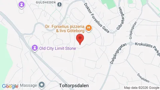 Apartments for rent i Gothenburg City Centre - kort over placeringen
