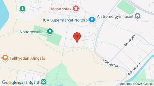 Apartments for rent i Alingsås - kort over placeringen