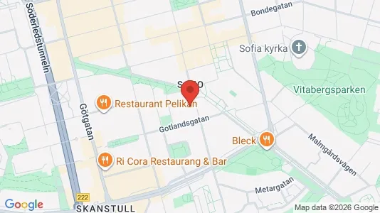 Apartments for rent i Södermalm - kort over placeringen