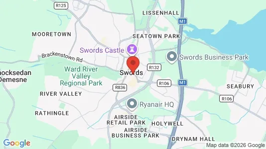 Apartments for rent i Swords - kort over placeringen