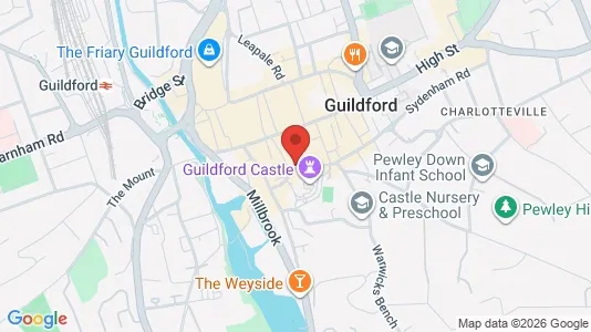 Apartments for rent i Guildford - Surrey - kort over placeringen