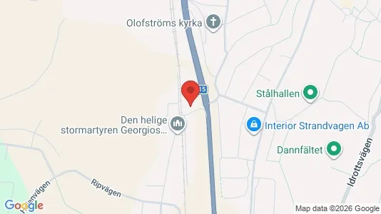 Apartments for rent i Olofström - kort over placeringen