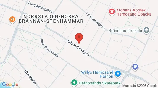 Apartments for rent i Härnösand - kort over placeringen