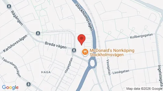 Apartments for rent i Norrköping - kort over placeringen