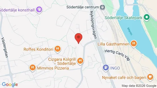 Apartments for rent i Södertälje - kort over placeringen