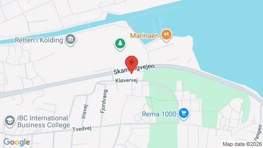 Apartments for rent i Kolding - kort over placeringen