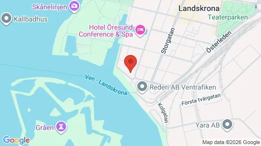 Apartments for rent i Landskrona - kort over placeringen