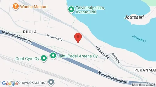 Apartments for rent i Lahti - kort over placeringen