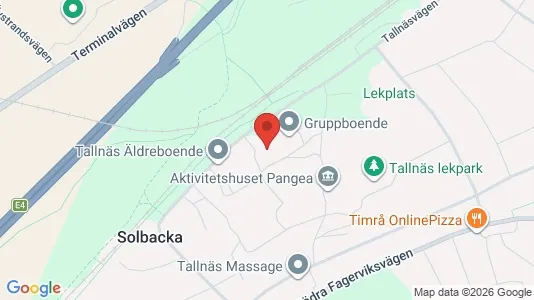 Apartments for rent i Timrå - kort over placeringen