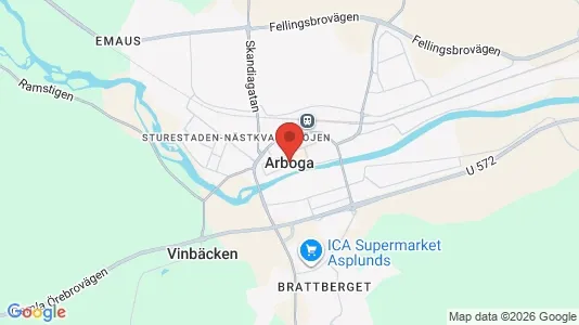 Apartments for rent i Arboga - kort over placeringen
