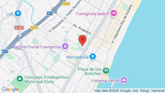 Apartments for rent i Fuengirola - kort over placeringen