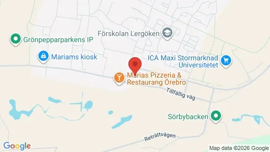 Apartments for rent i Örebro - kort over placeringen