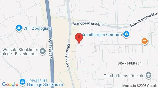Apartments for rent i Haninge - kort over placeringen