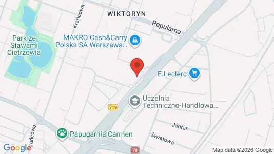 Apartments for rent i Warszawa Włochy - kort over placeringen