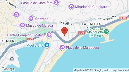 Apartments for rent i Zaragoza - kort over placeringen