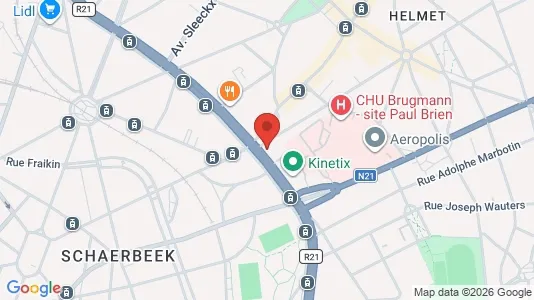 Apartments for rent i Brussels Schaarbeek - kort over placeringen