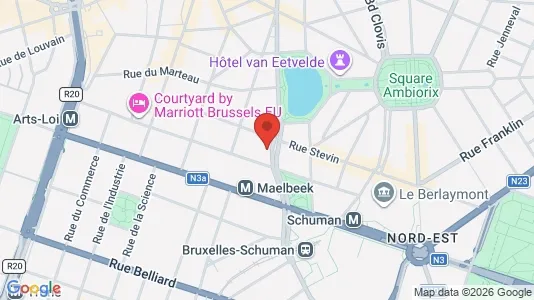Apartments for rent i Stad Brussel - kort over placeringen