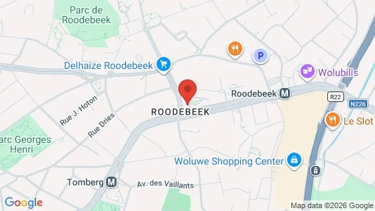 Apartments for rent i Brussels Sint-Lambrechts-Woluwe - kort over placeringen