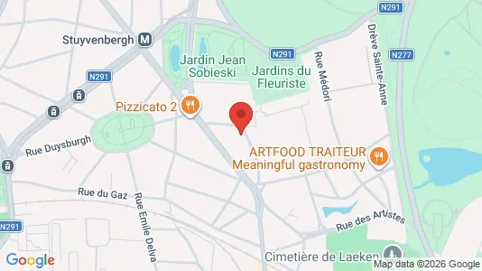 Apartments for rent i Stad Brussel - kort over placeringen