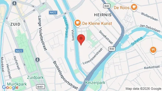 Apartments for rent i Stad Gent - kort over placeringen