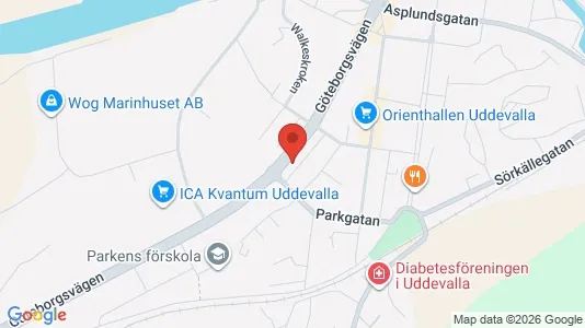 Apartments for rent i Uddevalla - kort over placeringen