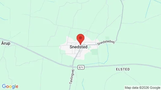 Apartments for rent i Snedsted - kort over placeringen