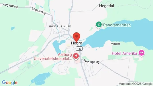 Apartments for rent i Hobro - kort over placeringen