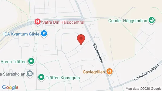 Apartments for rent i Gävle - kort over placeringen