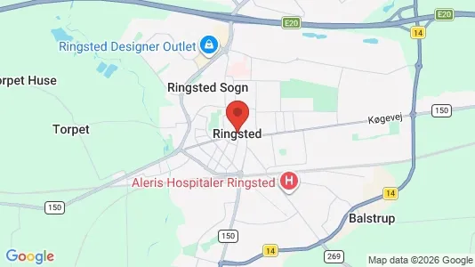 Apartments for rent i Ringsted - kort over placeringen