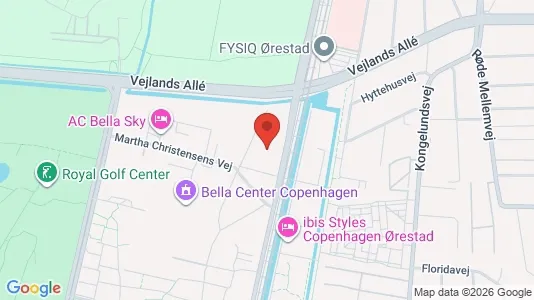 Apartments for rent i Copenhagen S - kort over placeringen