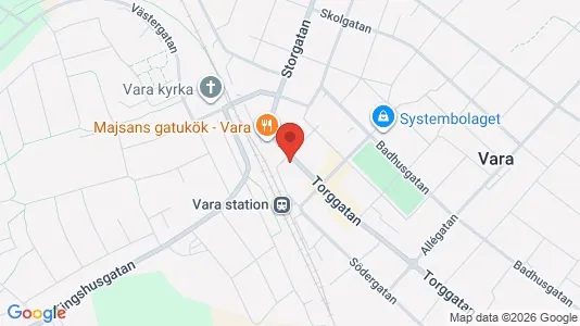 Apartments for rent i Vara - kort over placeringen