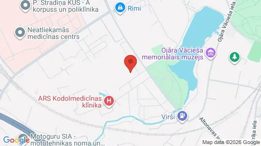 Apartments for rent i Riga Āgenskalns - kort over placeringen