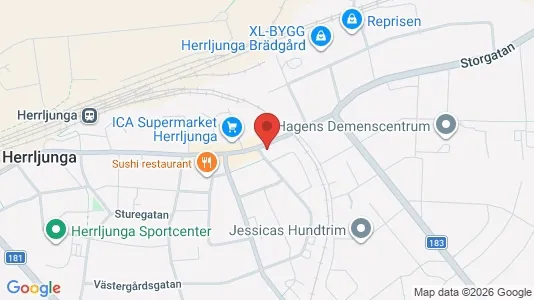 Apartments for rent i Herrljunga - kort over placeringen