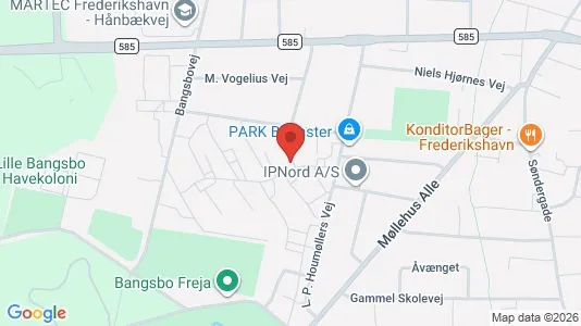 Apartments for rent i Frederikshavn - kort over placeringen