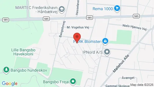 Apartments for rent i Frederikshavn - kort over placeringen