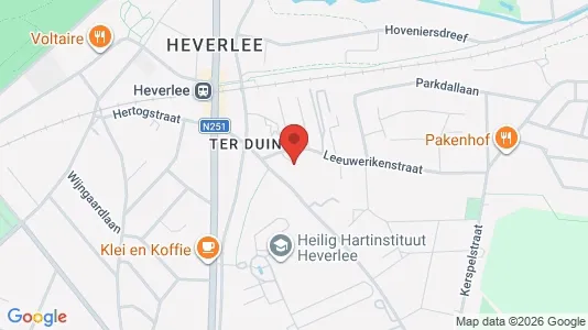 Apartments for rent i Leuven - kort over placeringen