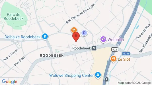 Apartments for rent i Brussels Sint-Lambrechts-Woluwe - kort over placeringen